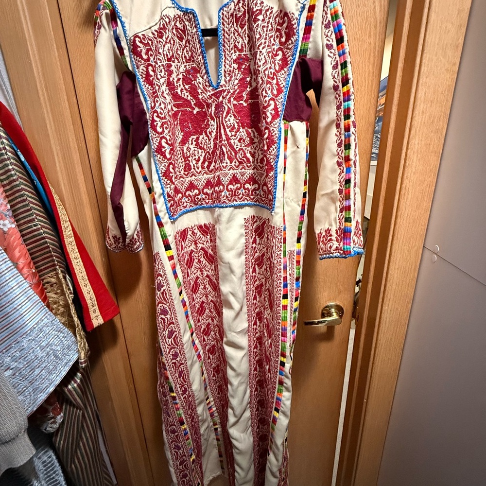 Palestinian embroidered thobe
